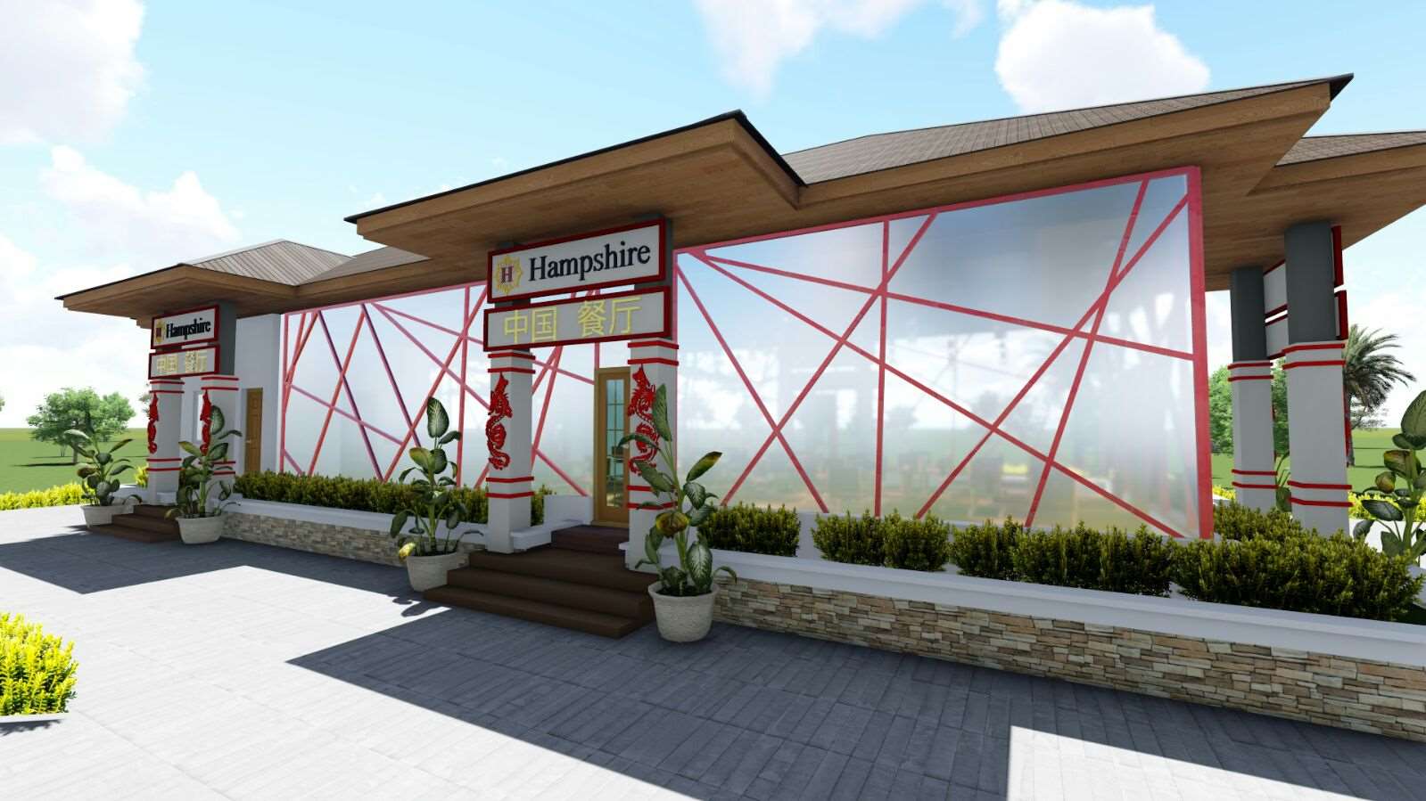 Proposed Design for Hotel Resort, Miller Estate