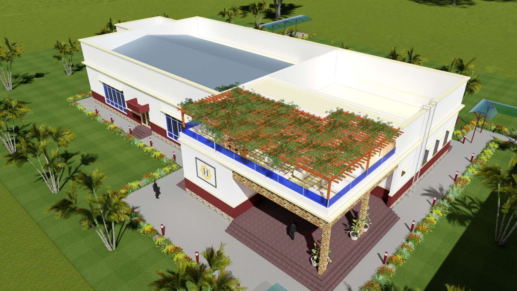 Proposed Design for Hotel Resort, Miller Estate