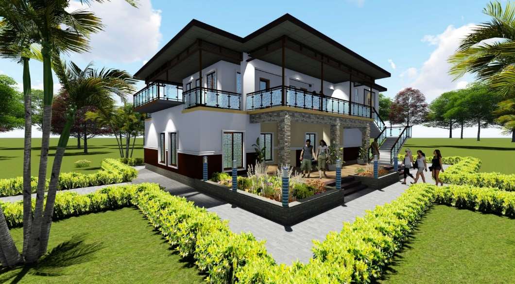 Proposed Design for Hotel Resort, Miller Estate